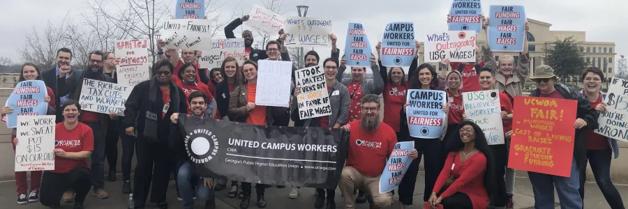 UCW-GA Members at 2020 Lobby Day