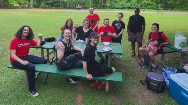 Members of GSU and other UCW-GA chapters, May 2025